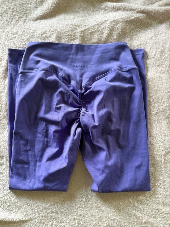 PARAGON Pants - PARAGON purple High-Waist Scrunch Leggings